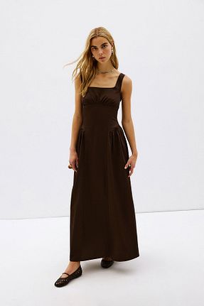 لباس قهوه ای زنانه بافتنی VATKALI - کد 938105571