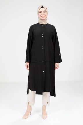 کلاه و ابایا مشکی زنانه پنبه ای Beyza - کد 939718697