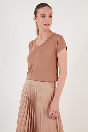 بلوز رنگی زنانه ساده Lela - کد 939741873