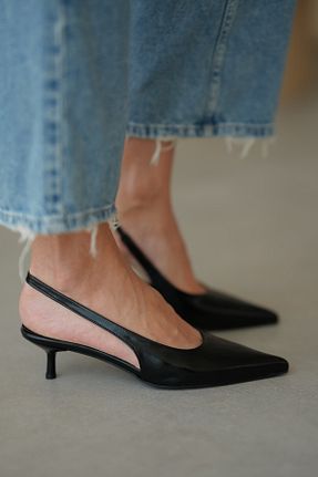 کفش مجلسی مشکی زنانه پاشنه نازک selinshoes - کد 939732557
