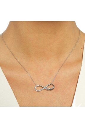 گردنبند نقره سفید زنانه 925 عیار Takı Dükkanı - کد 36770484