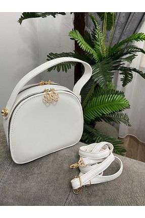 کیف دوشی سفید زنانه چرم مصنوعی MODA - کد 939747110