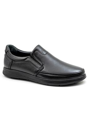 کفش کژوال مشکی مردانه چرم خالص Levarno - کد 939750992