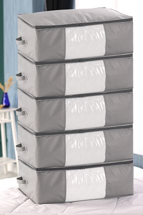 خورجین طوسی خط کشی Vedsey Home Organizer - کد 376927245