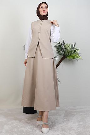 ست بالاتنه و پائین تنه حجاب رنگی زنانه رگولار giz astore - کد 939754611