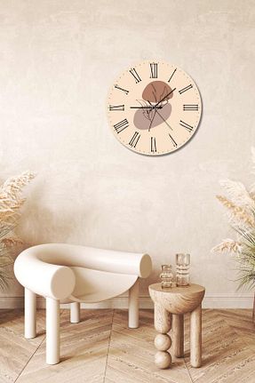 ساعت دیواری بژ 40 * 40 byMelekoğlu - کد 939760566