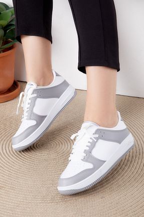 کفش اسنیکر رنگی زنانه بند دار TOFİSA - کد 939866891