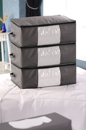 خورجین طوسی خط کشی Vedsey Home Organizer - کد 265400739