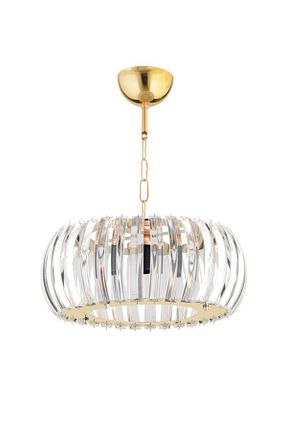 لوستر طلائی شیشه İstanbul Avize - کد 384101347