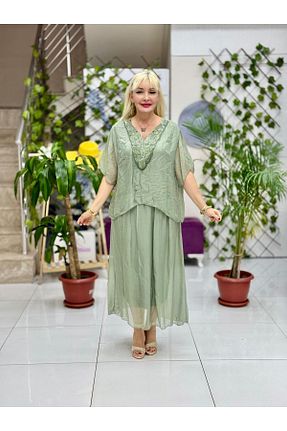 لباس سفید زنانه بافتنی Punta Otantik - کد 939773204