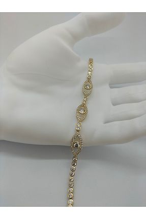 دستبند استیل (فولاد) متالیک زنانه روکش طلا Valora - کد 939776297