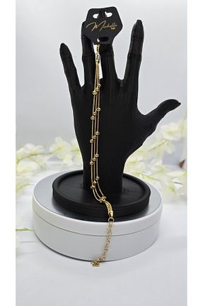 دستبند استیل (فولاد) زرد استیل (فولاد) michelle takı zerafetin yeni adresi - کد 939776054