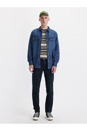 شلوار جین آبی مردانه پاچه ساده Levi