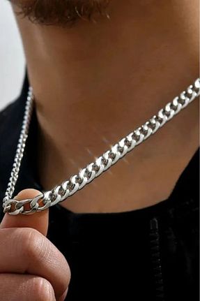گردنبند استیل ( فولاد ) مردانه استیل ضد زنگ Takı Dükkanı - کد 37076597