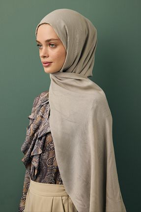 شال طوسی زنانه ویسکون Qef - کد 887002291