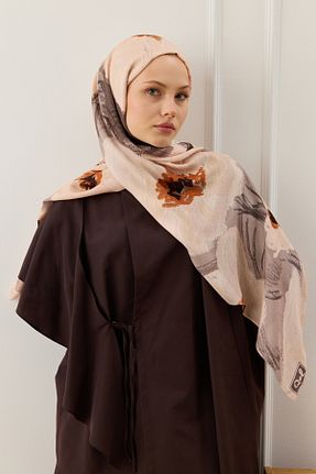شال صورتی زنانه ویسکون Qef - کد 893310798
