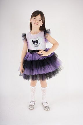 لباس بنفش بچه گانه بافتنی MİNİKO KİDS - کد 939970158