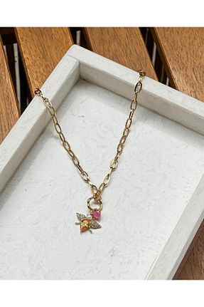 گردنبند استیل ( فولاد ) رنگی استیل (فولاد) VenüsDesign - کد 939820808
