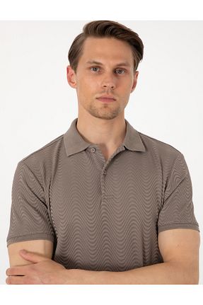پولوشرت قهوه ای مردانه مخلوط پلی استر Pierre Cardin - کد 939828595