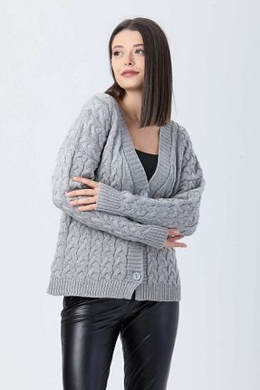 رویه طوسی زنانه بافتنی TOFİSA - کد 791496316