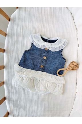 سرهمی آبی بچه گانه بدون آستین NUNU BABY - کد 939975962