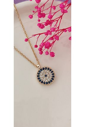 گردنبند جواهر طلائی زنانه استیل ضد زنگ NAS fashion - کد 870504877