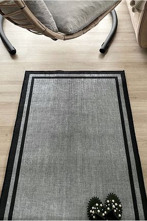 کناره طوسی پلی استر Hevia Home - کد 848461410