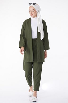 ست گرمکن خاکی زنانه پلی استر TOFİSA - کد 831229019