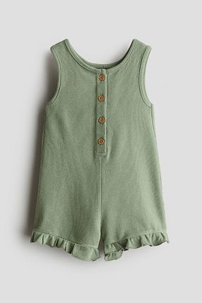سرهمی خاکی بچه گانه بدون آستین H&M - کد 939841998