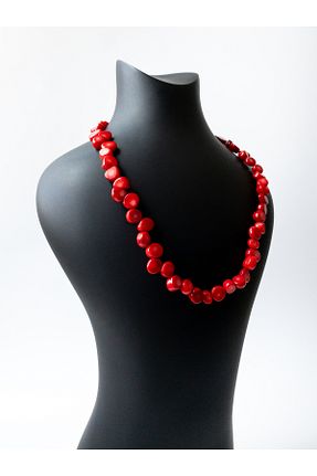گردنبند جواهر قرمز زنانه روکش طلا THEIA GemWorks - کد 939851957