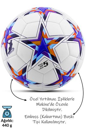 توپ فوتبال سفید 5 Numara Ozsport - کد 745765532