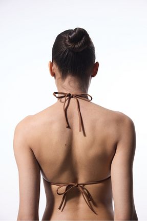 بالاتنه بیکینی قهوه ای زنانه هندسی Penti - کد 930365050