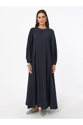 لباس حجاب سرمه ای زنانه رگولار Benin - کد 939863342
