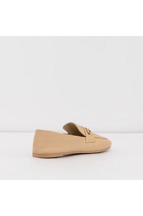 کفش لوفر بژ زنانه چرم خالص Aldo - کد 817833299