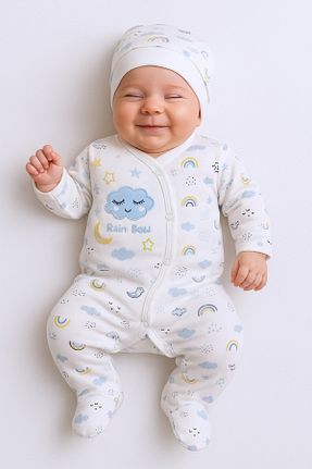 بعد از زایمان آبی بچه گانه پنبه ای HÇM - کد 928412994