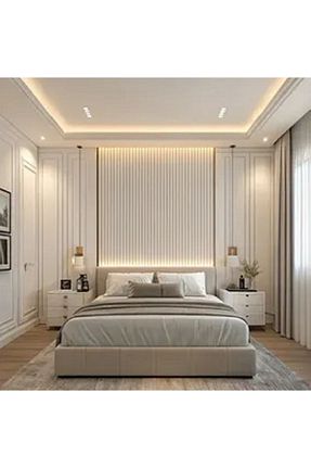 محصول دکوراسیون دیوار سفید چوب Vuslat Hediyelik - کد 939949752