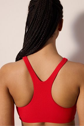 بالاتنه بیکینی قرمز زنانه مخلوط پلی استر Penti - کد 817766784