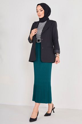 دامن حجاب سبز زنانه رگولار TOFİSA - کد 773637537