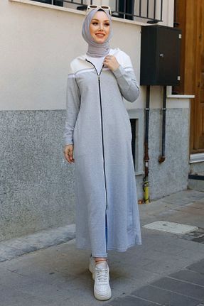 کلاه و ابایا طوسی زنانه پلی استر TOFİSA - کد 282407273