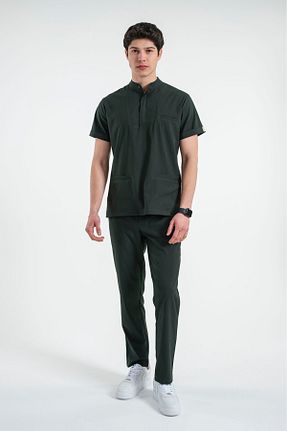 ست بالاتنه و پائین تنه سبز مردانه بافتنی LİZY STORE - کد 939957442