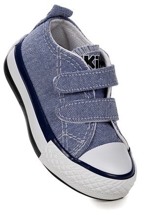 کفش اسنیکر آبی بچه گانه چسبی Kiko Kids - کد 837254425