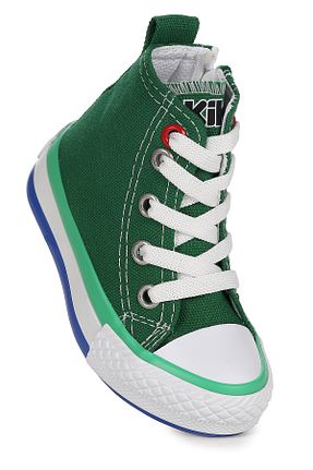 کفش اسنیکر سبز بچه گانه بند دار Kiko Kids - کد 848127807