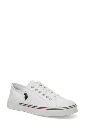 کفش اسنیکر سفید مردانه بند دار U.S. Polo Assn. - کد 905282261