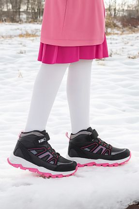 بوت / نیم بوت مشکی بچه گانه چرم مصنوعی Kiko Kids - کد 859150885