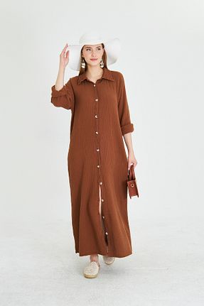 لباس قهوه ای زنانه بافتنی VoloVita - کد 939983014