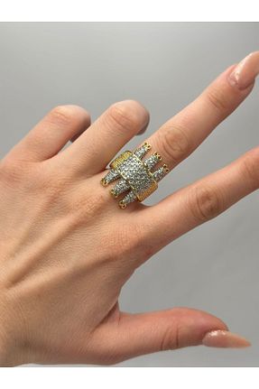 انگشتر جواهر طلائی زنانه زیرکن MyladyAccessoriess - کد 939991205