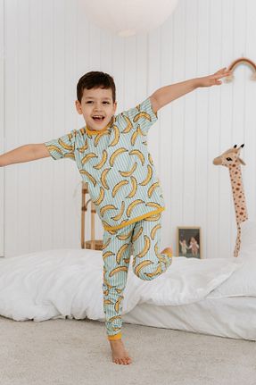 ست لباس راحتی رنگی بچه گانه %100 پنبه Luna Kids Collection - کد 940072852