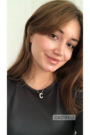 گردنبند جواهر زنانه آهن Cazibeli - کد 901444134