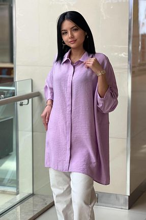پیراهن بنفش زنانه Relaxed Nuss - کد 902027585