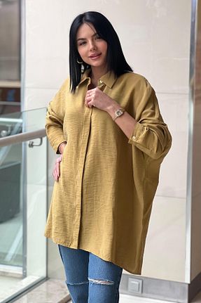 پیراهن زرد زنانه Relaxed Nuss - کد 902026055